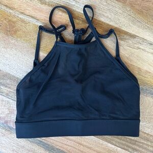 Balera Black High-Neck Dance Top